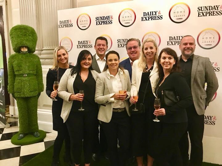 Team photo at Express Home and Living Awards 2017