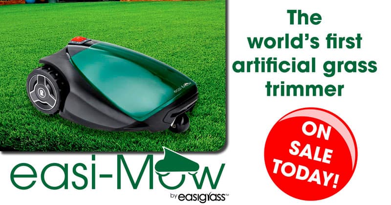 Worlds first artificial grass trimmer