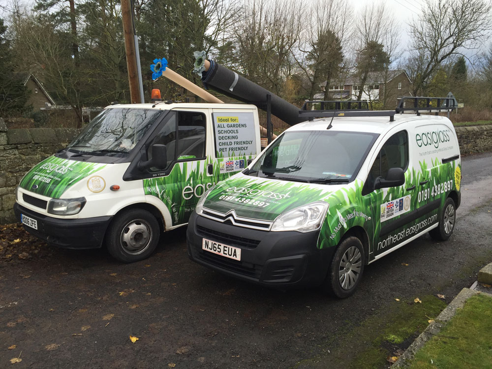 New Easigrass vans for North East