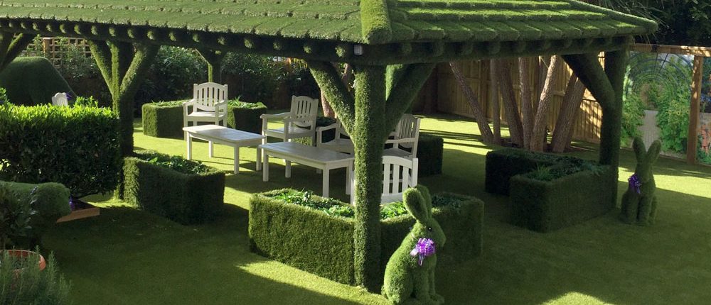 Easigrass gazebo at care home