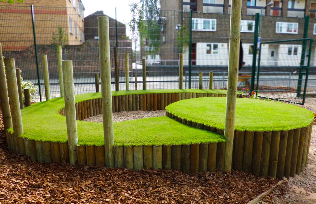 artificial grass school playground