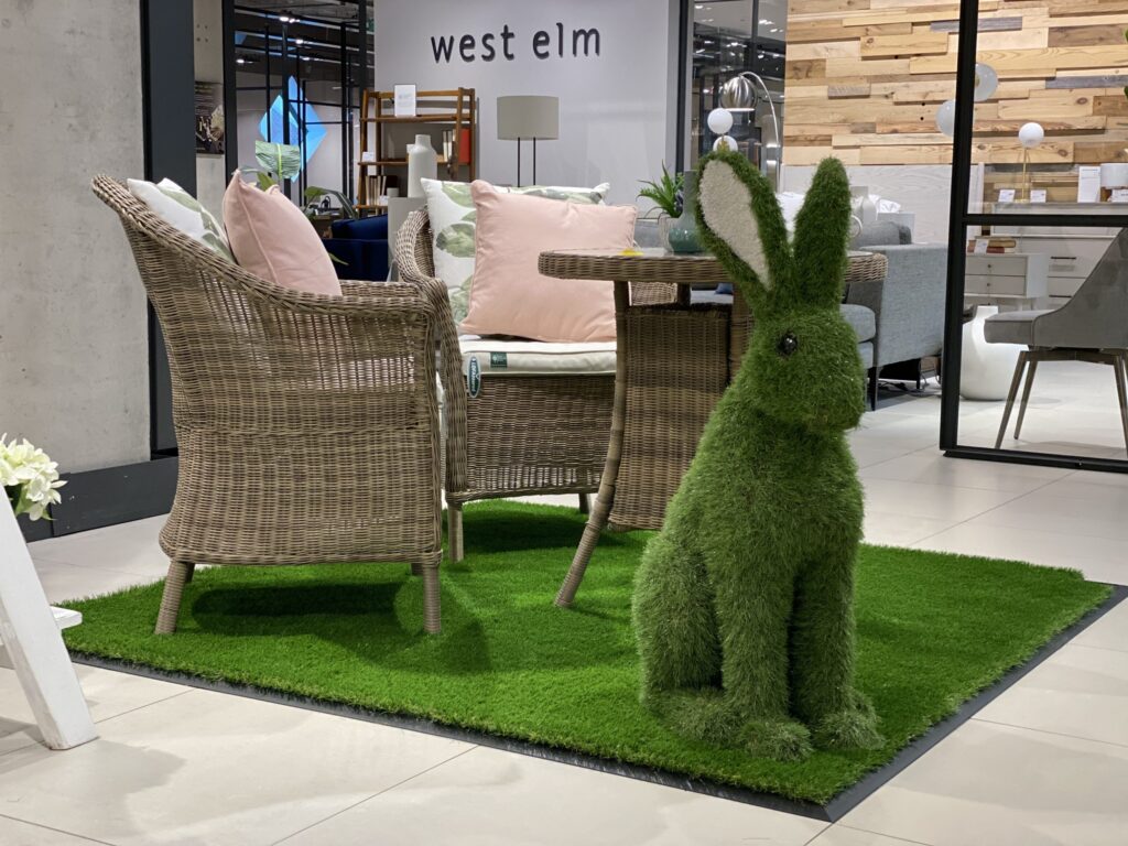John Lewis Artificial Grass Display in Chester