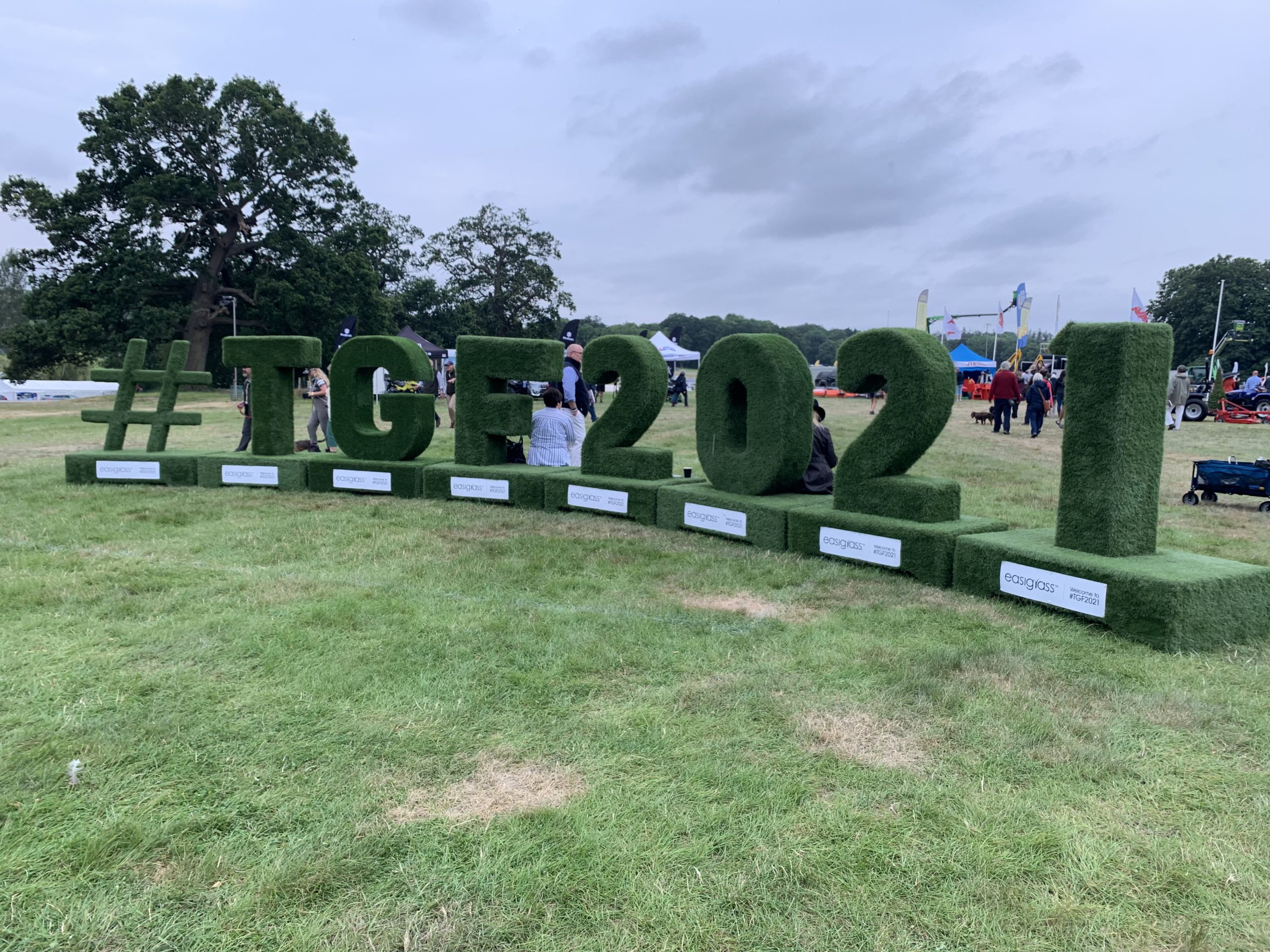 Easigrass letters at the game fair