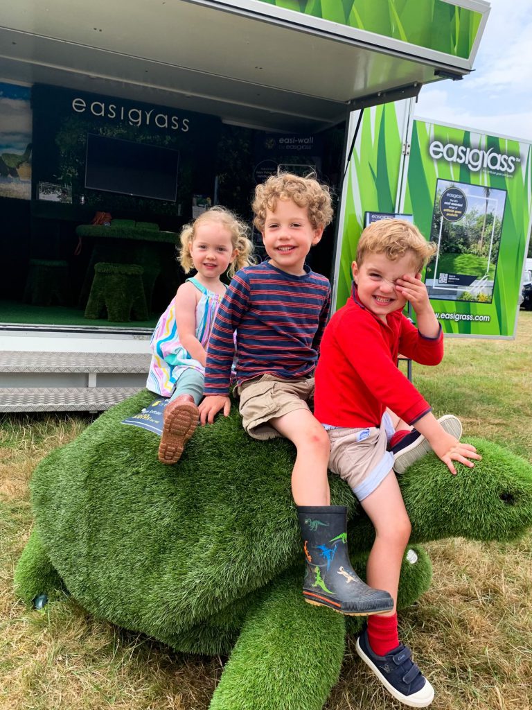 Easigrass letters at the game fair