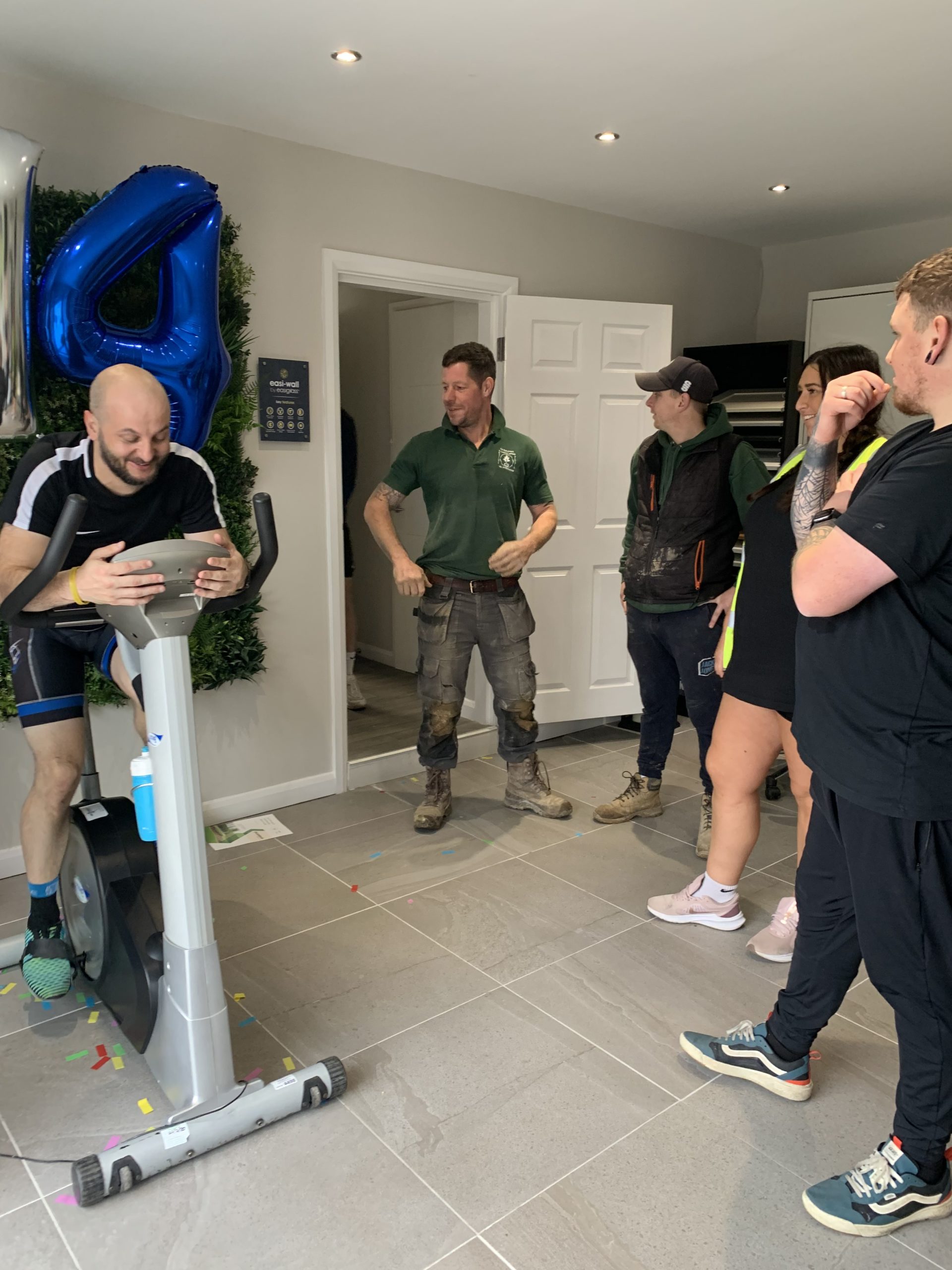 Pedal for Pounds at Jewson